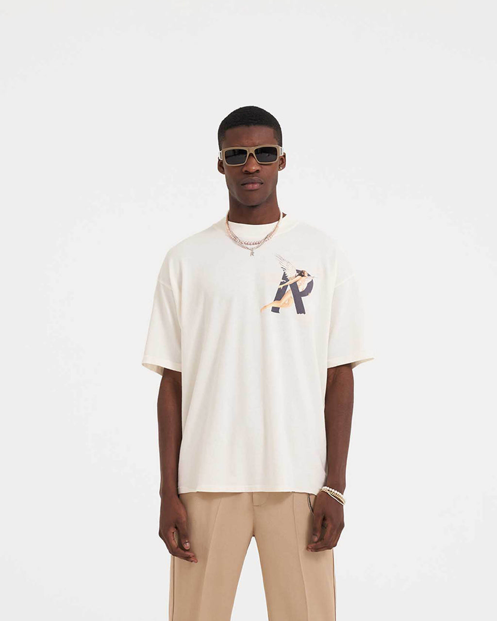 Storms In Heaven T-Shirt - Flat White