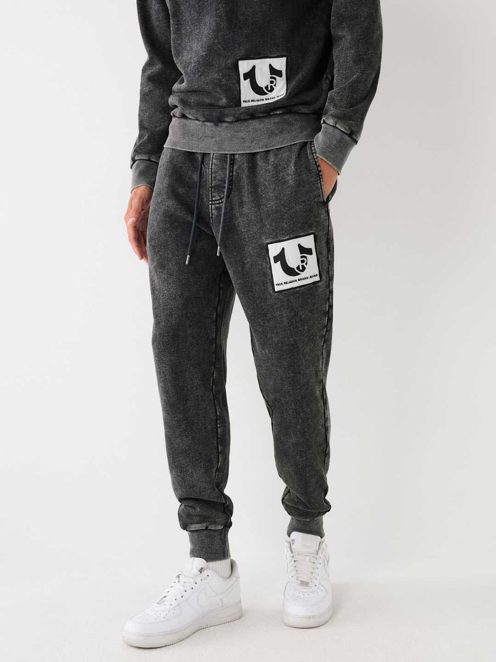 True Religion Registered Classic Track Pants Classic Jet Black