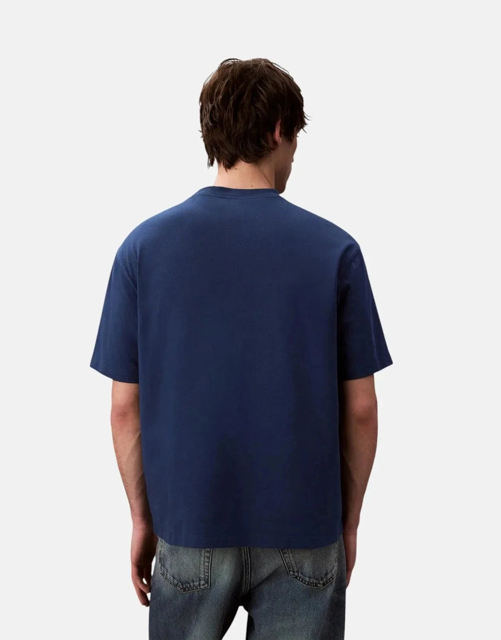 Calvin Klein Center Chain Stitch Blue T-Shirt