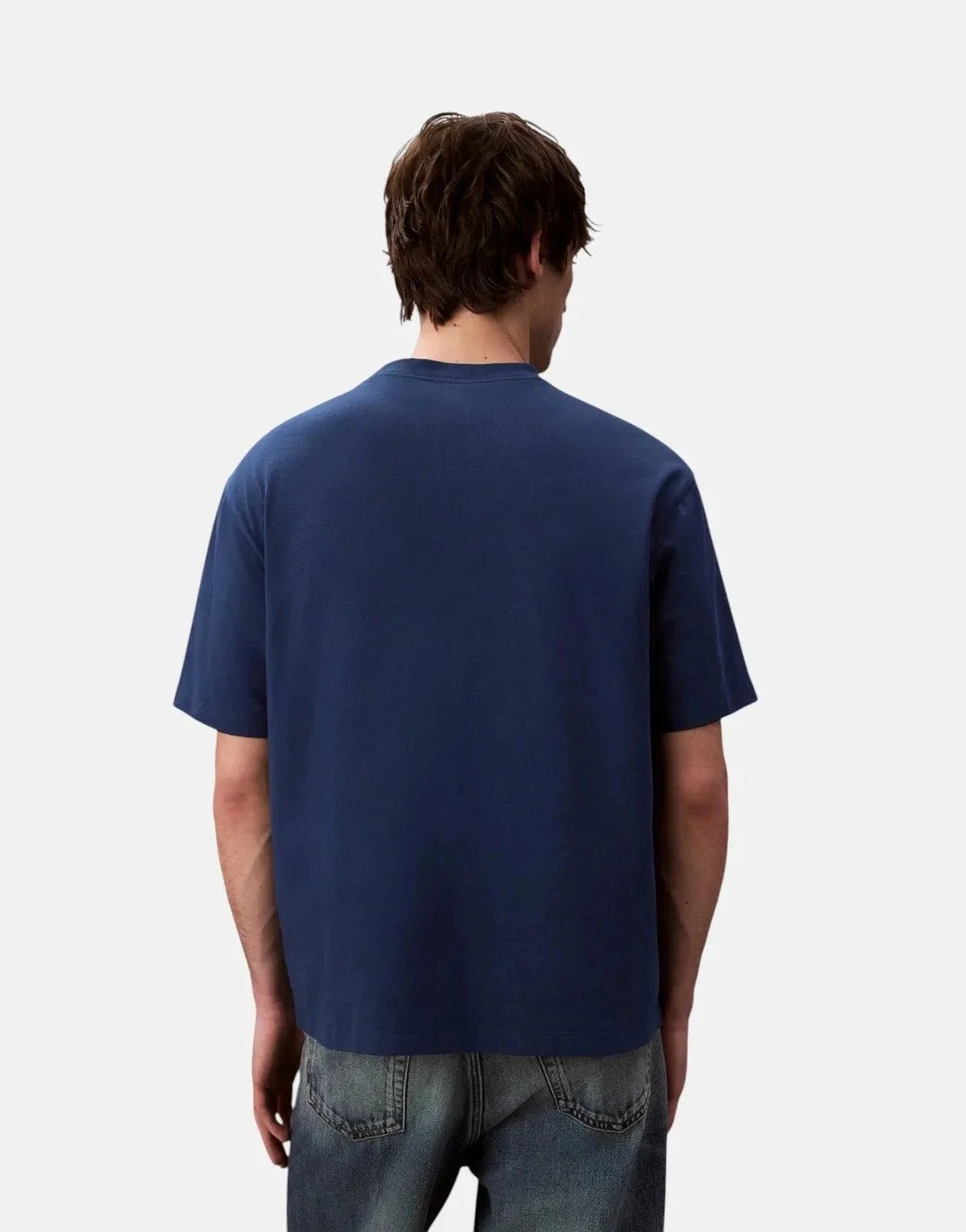 Calvin Klein Center Chain Stitch Blue T-Shirt