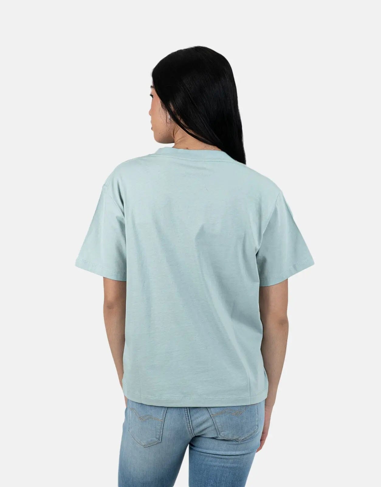 Calvin Klein Flower Graphic Relaxed Light Blue T-Shirt