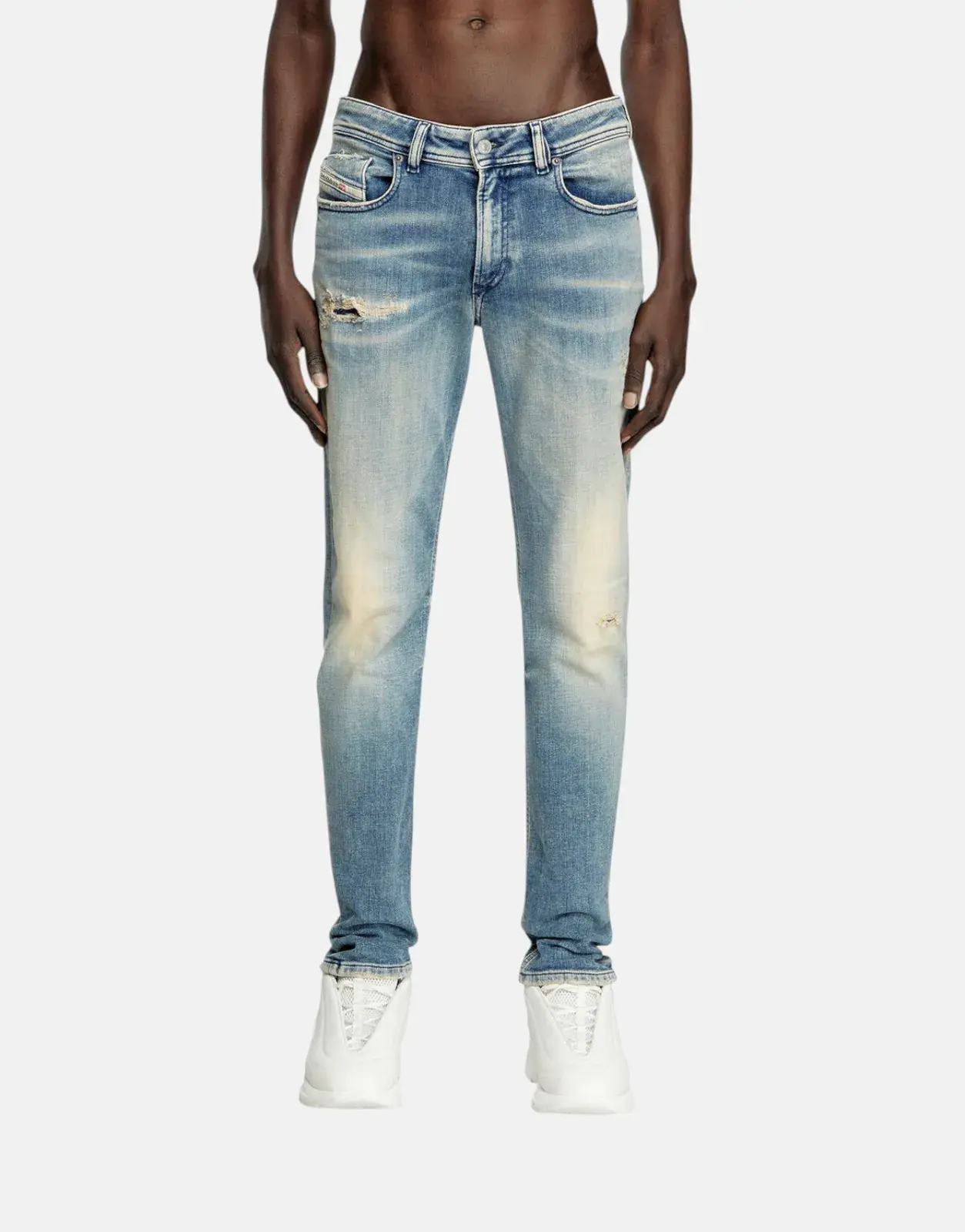 Diesel 1979 Sleenker Ripped Skinny Jeans