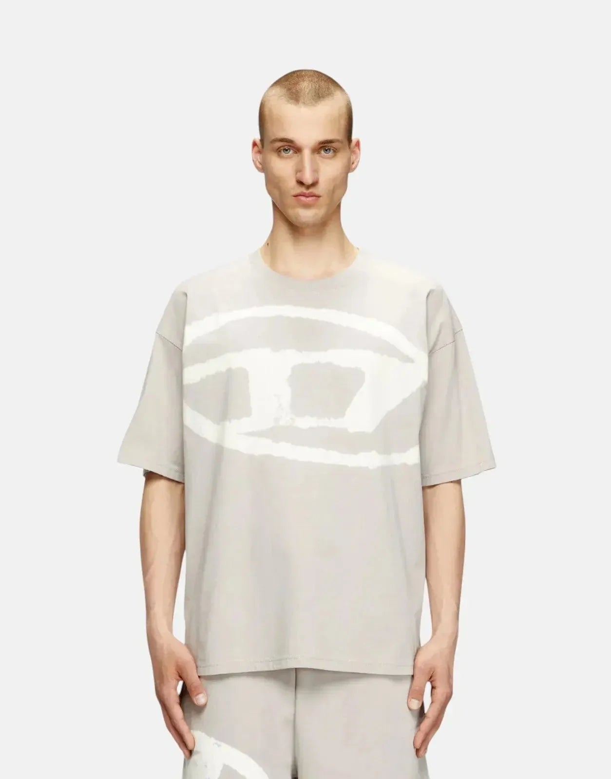 Diesel Bleach Relaxed Knit Box T-Shirt