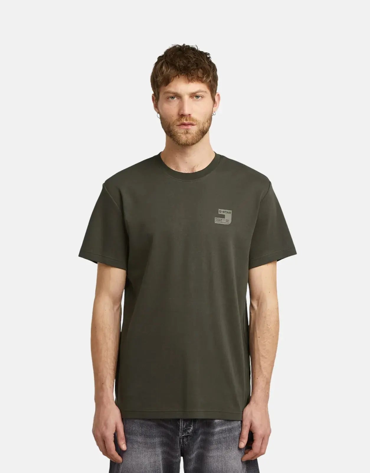 G-Star RAW Chest Logo Asfalt T-Shirt