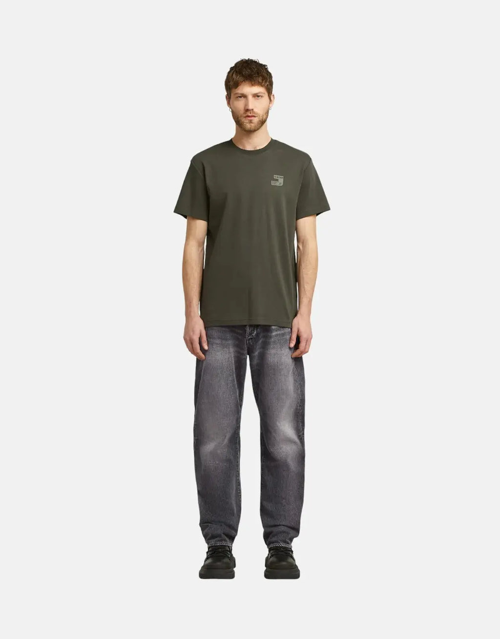 G-Star RAW Chest Logo Asfalt T-Shirt