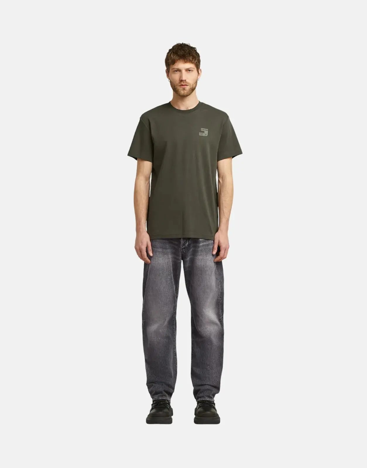 G-Star RAW Chest Logo Asfalt T-Shirt