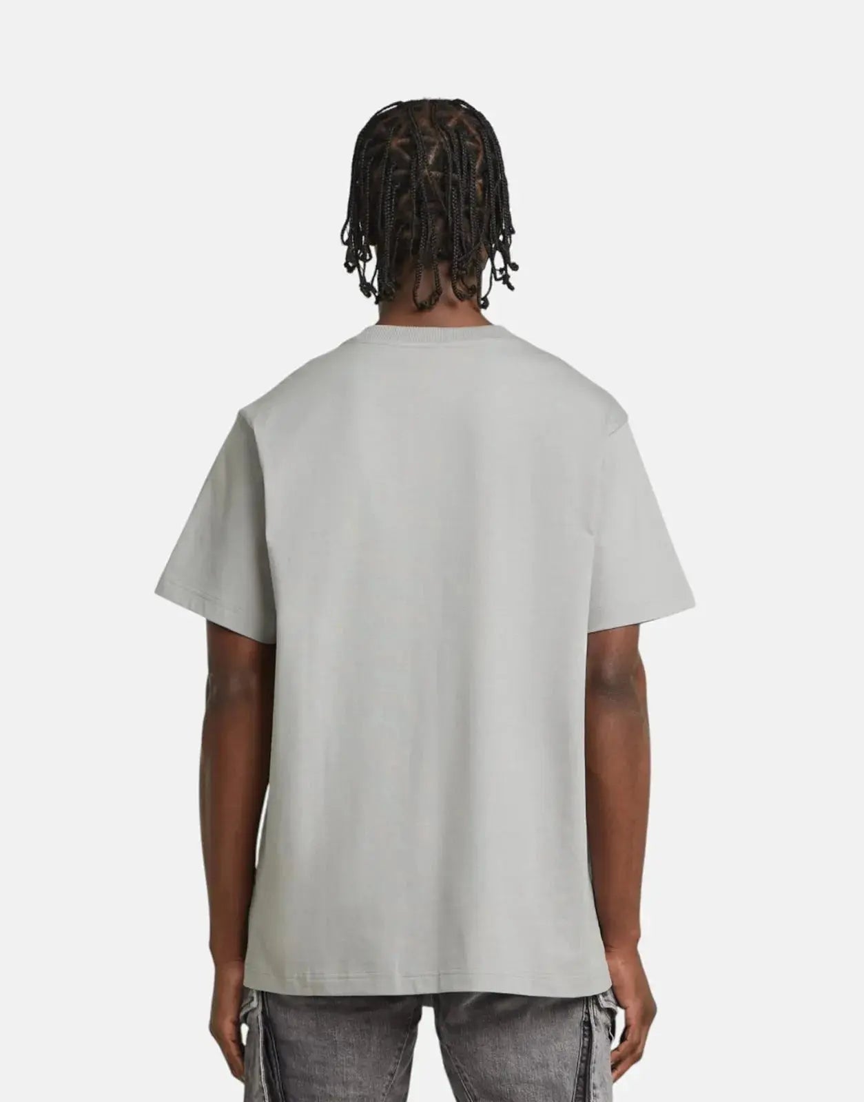 G-Star RAW Flock G-Script Grey Alloy Loose T-Shirt