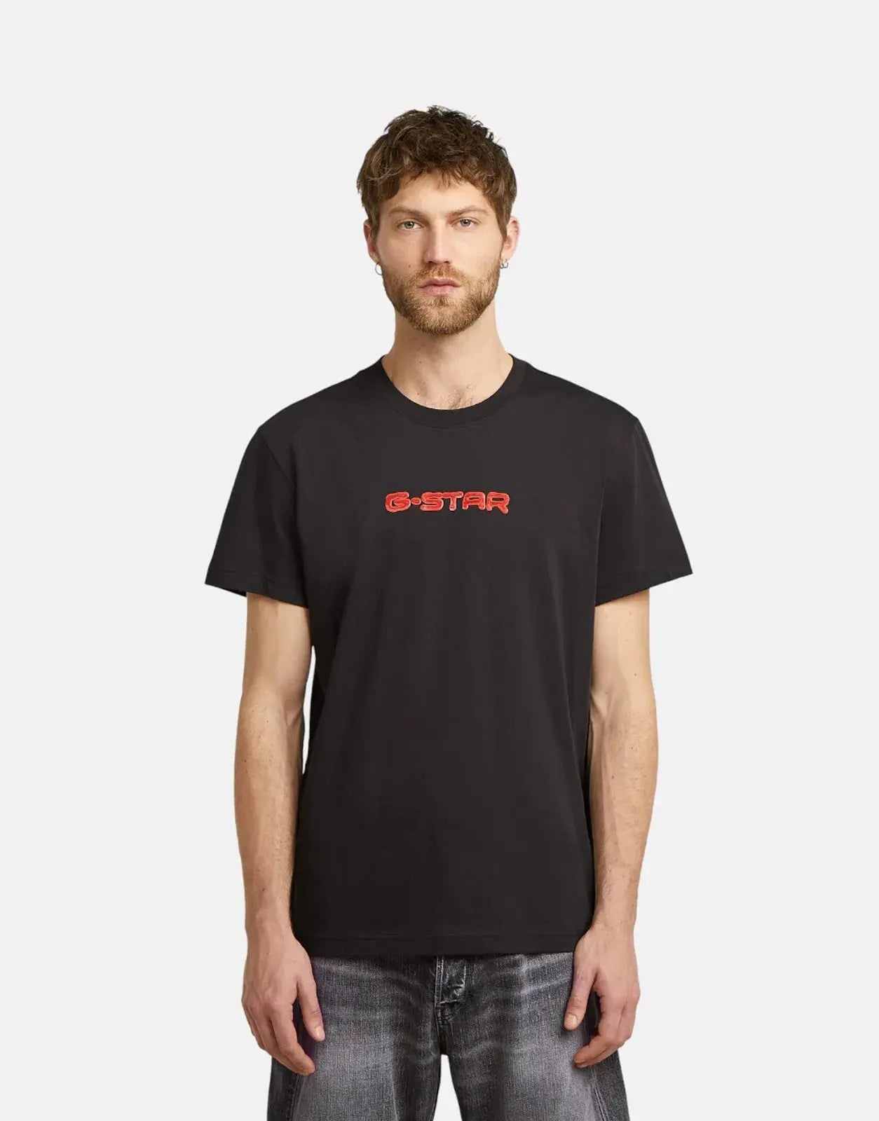 G-Star RAW Gel Print Black T-Shirt