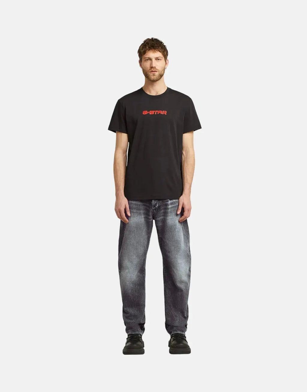 G-Star RAW Gel Print Black T-Shirt