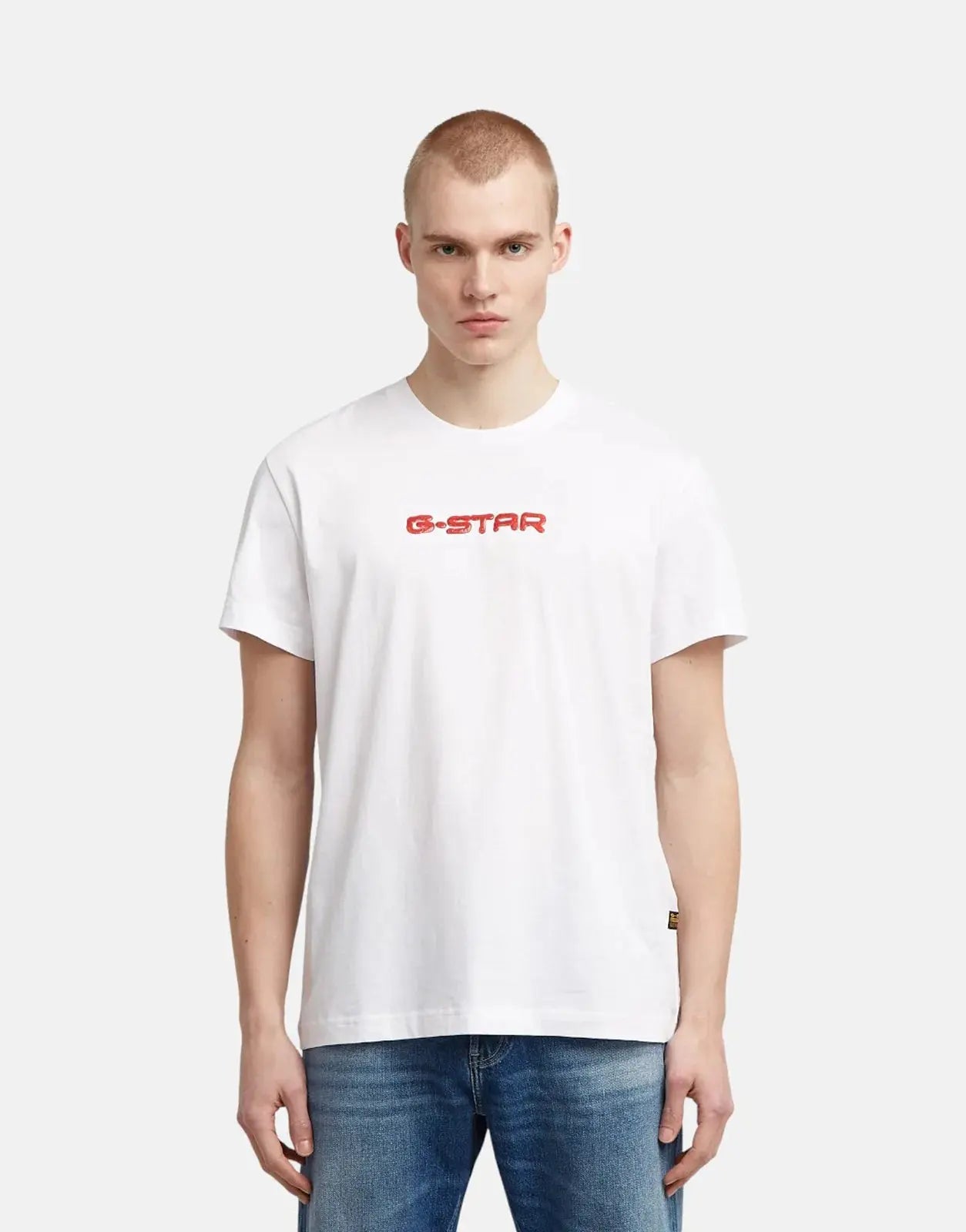 G-Star RAW Gel Print White T-Shirt