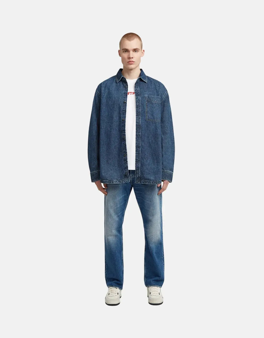 G-Star RAW Gel Print White T-Shirt