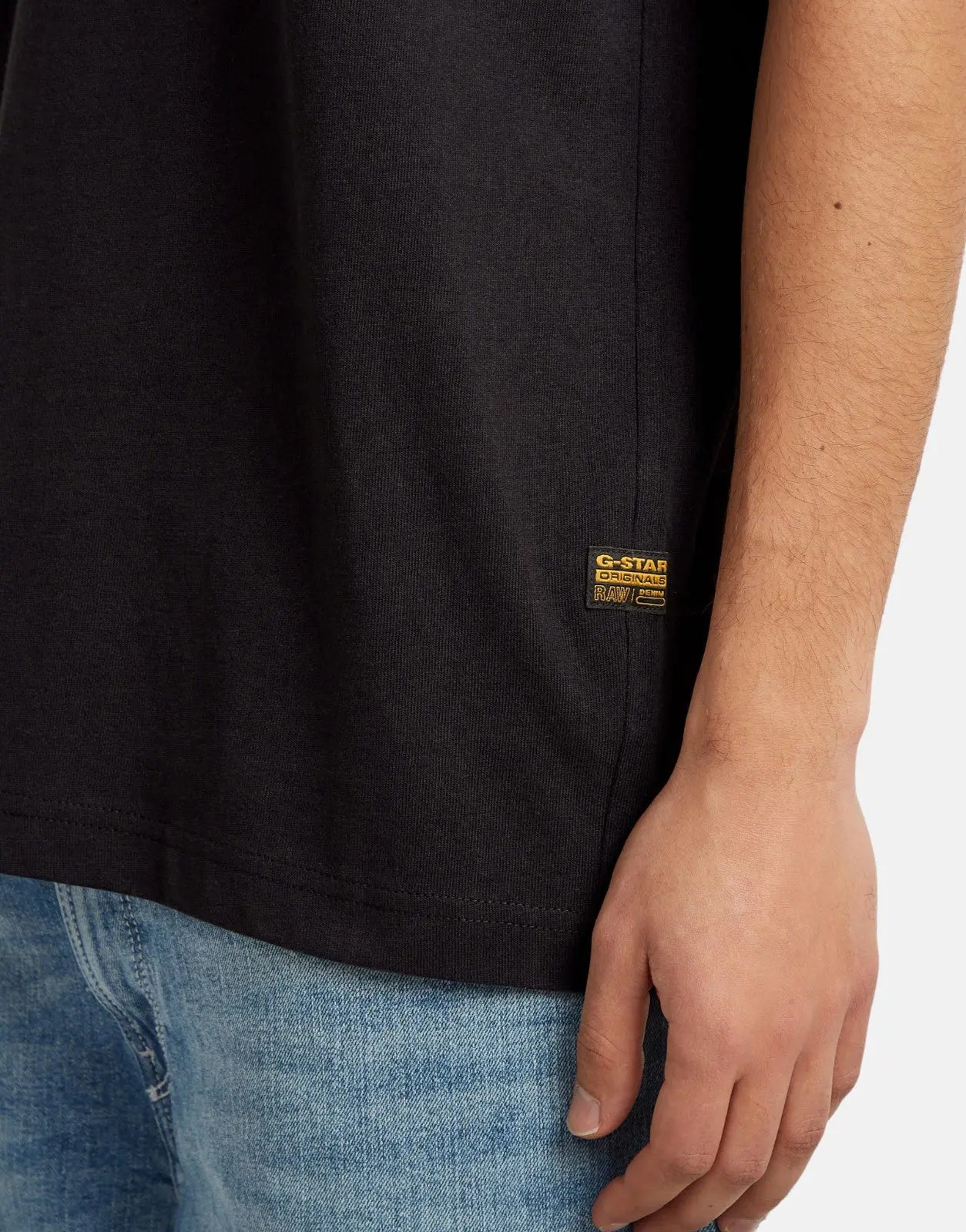 G-Star RAW Spray Logo Black T-Shirt