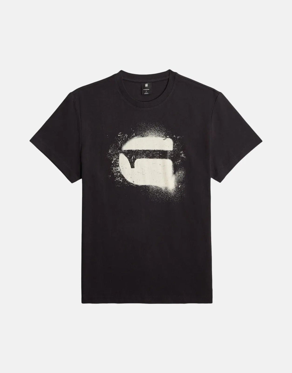 G-Star RAW Spray Logo Black T-Shirt