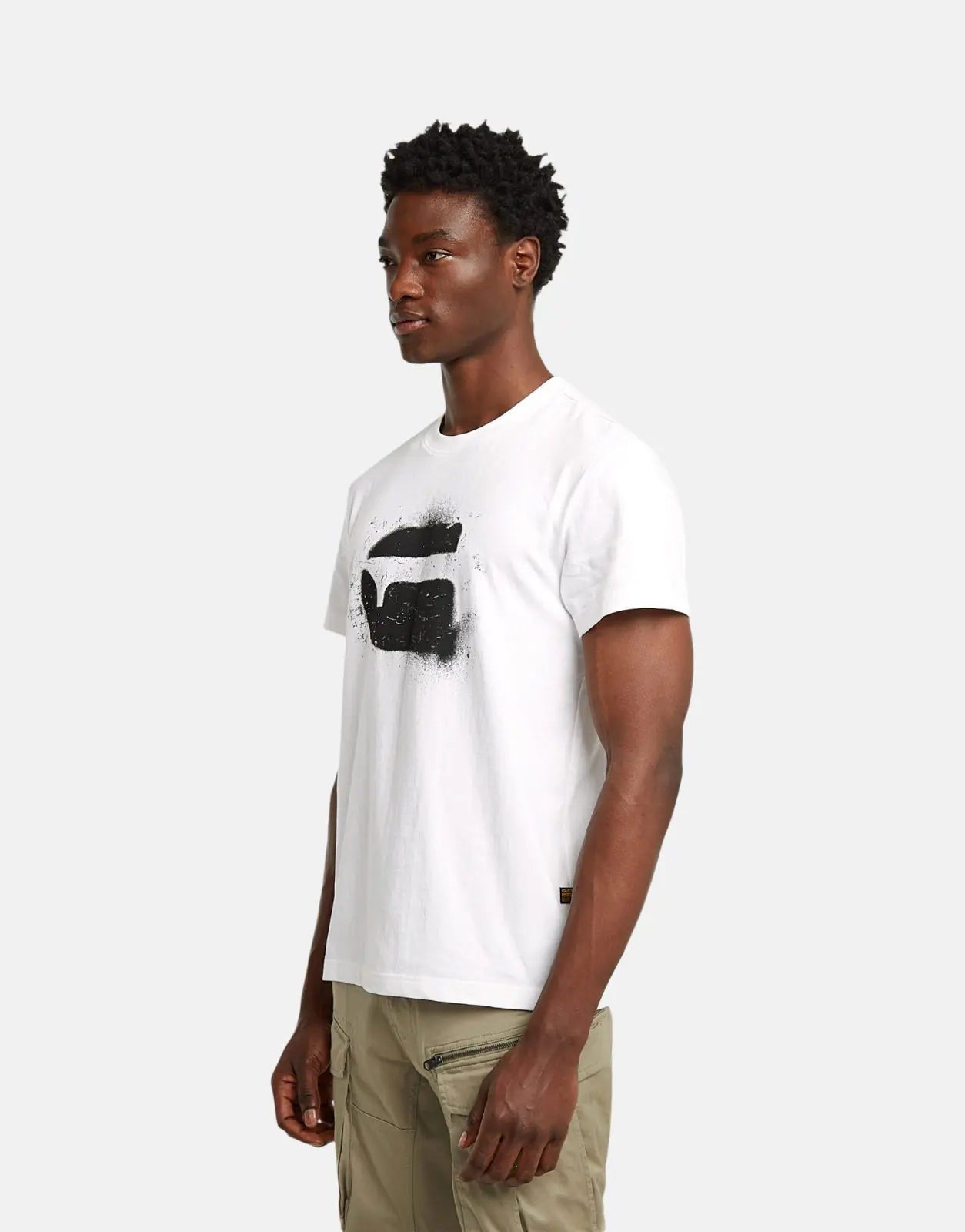 G-Star RAW Spray Logo White T-Shirt