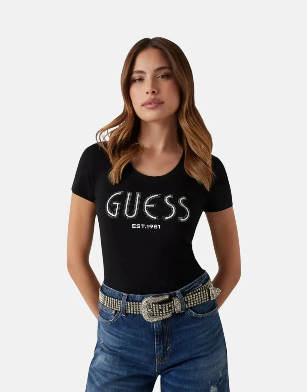 Guess Logo Black T-Shirt