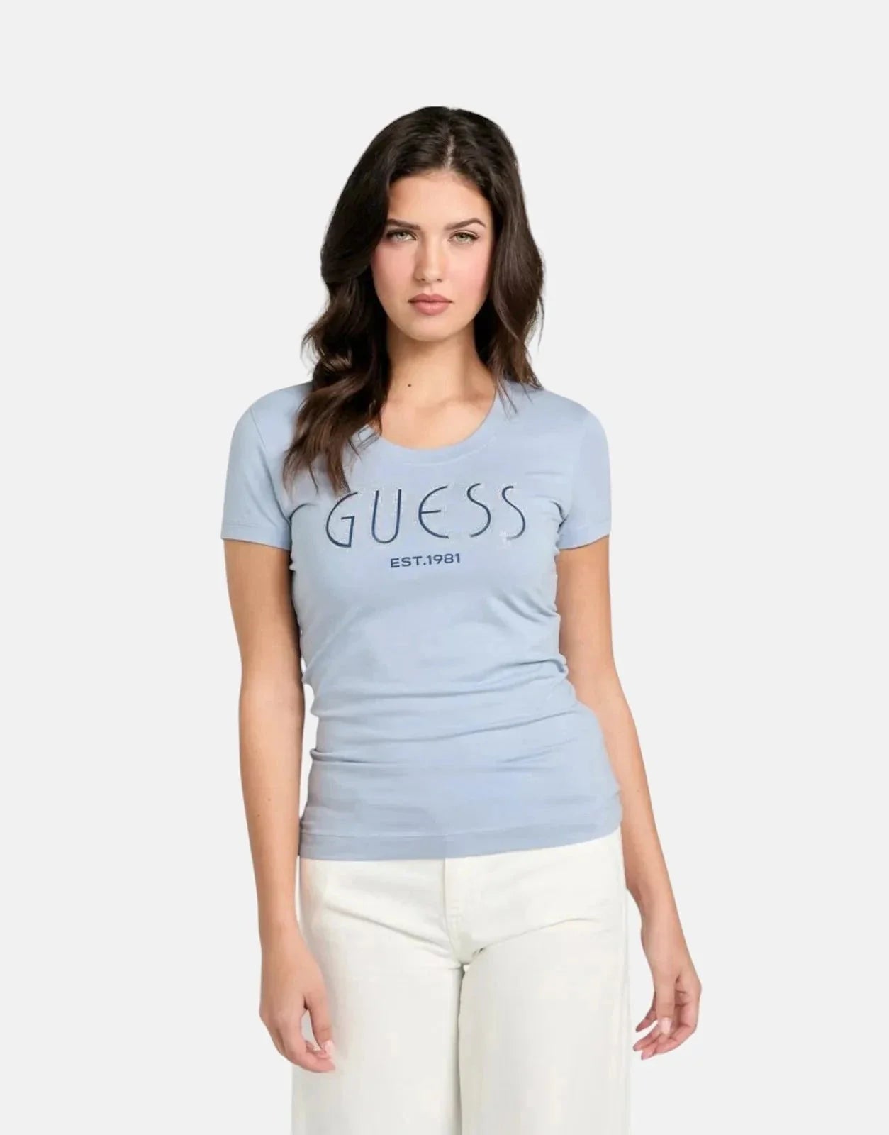 Guess Logo Dark Blue T-Shirt