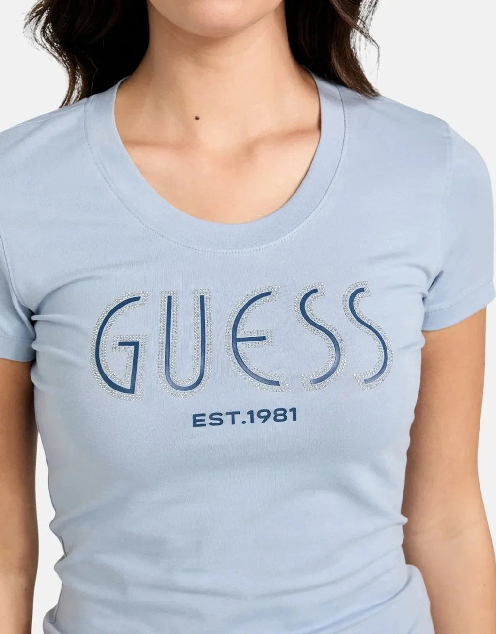 Guess Logo Dark Blue T-Shirt