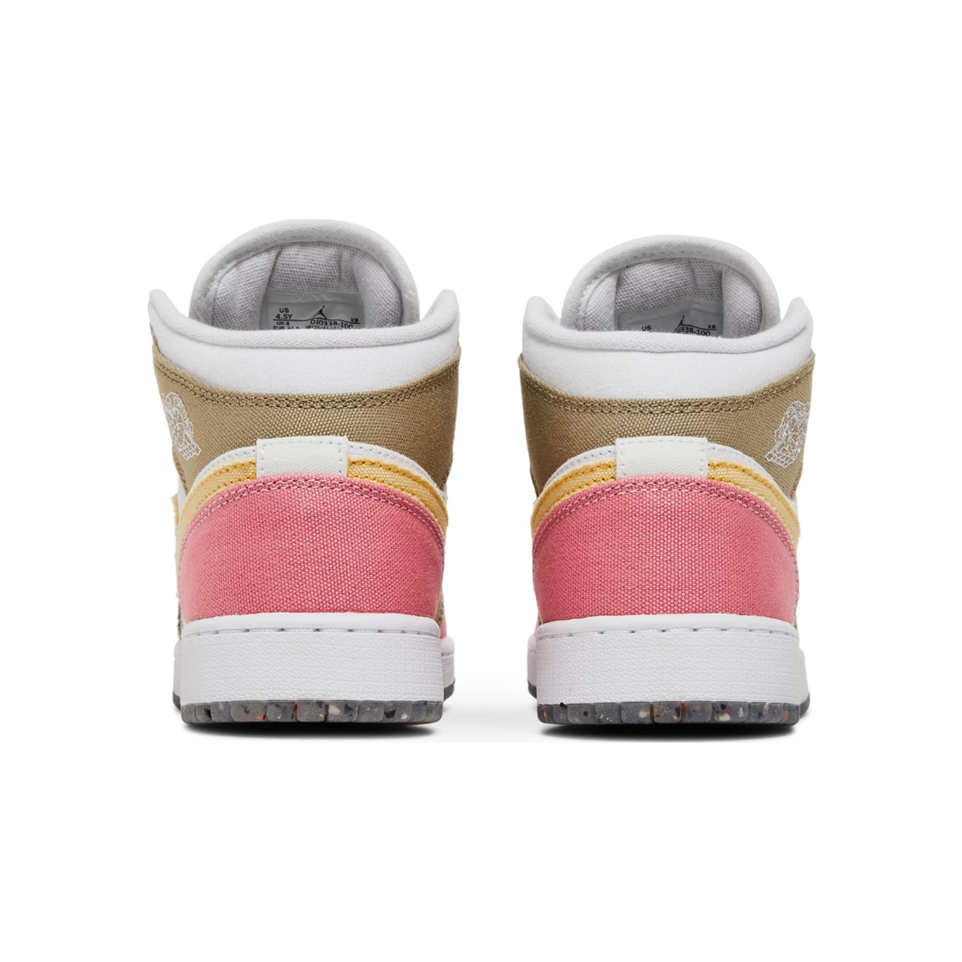 Jordan 1 Mid SE Pastel Vivid Green Grind (GS)