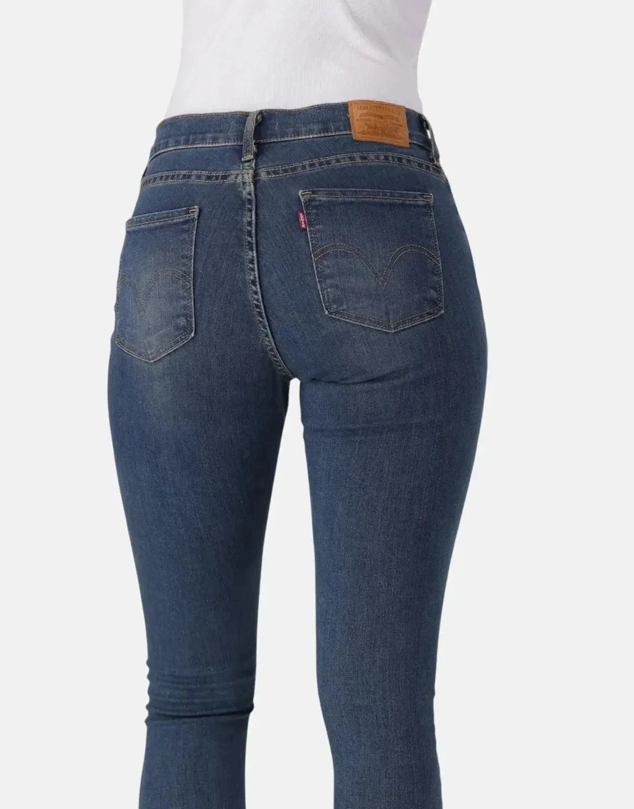 Levi's Curvy Super Skinny Zealous Blue Jeans
