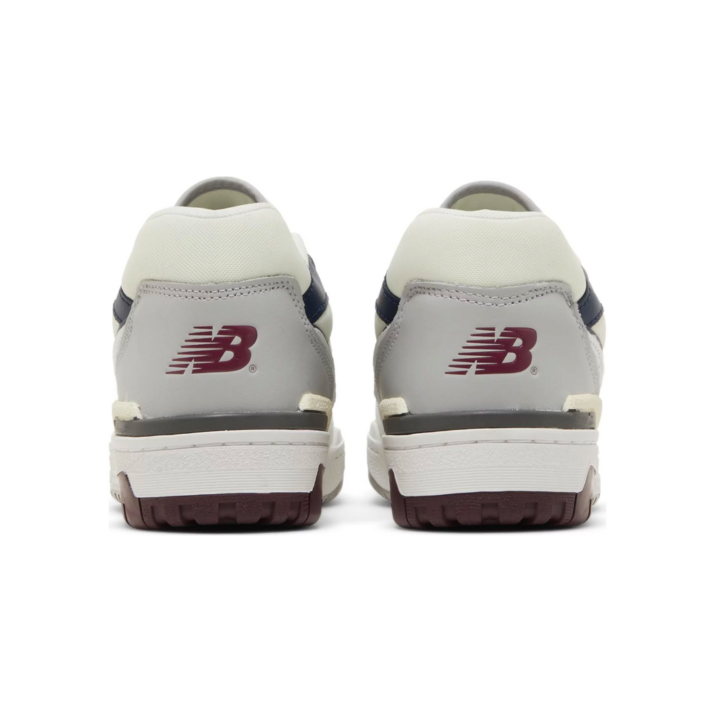 New Balance 550 White Burgundy Navy