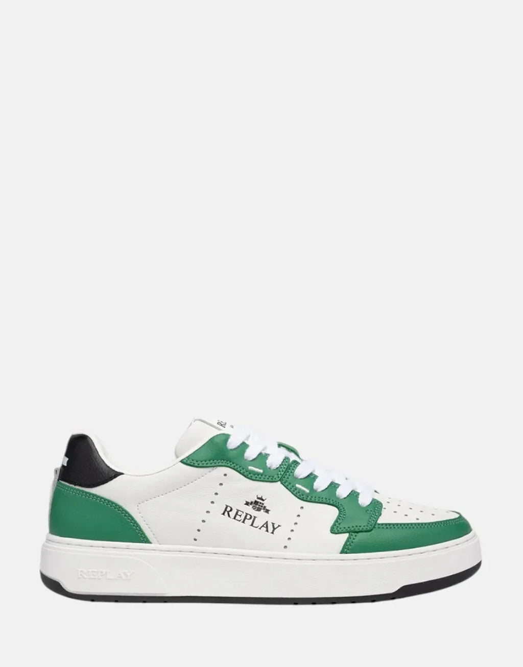 Replay Kai Action Green White Sneakers