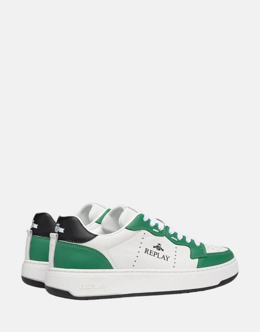 Replay Kai Action Green White Sneakers
