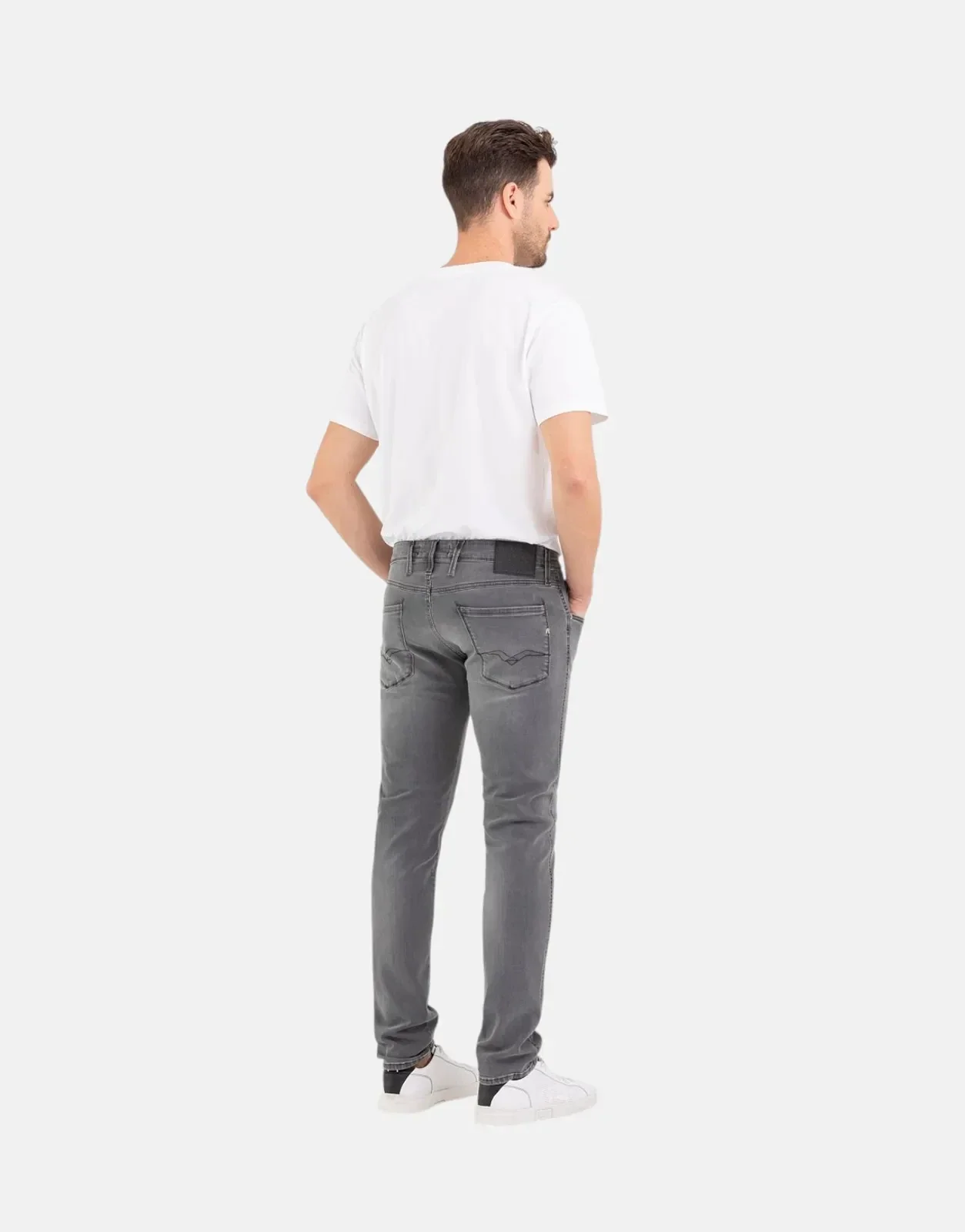 Replay PowerStretch Denim Mid Grey Jeans