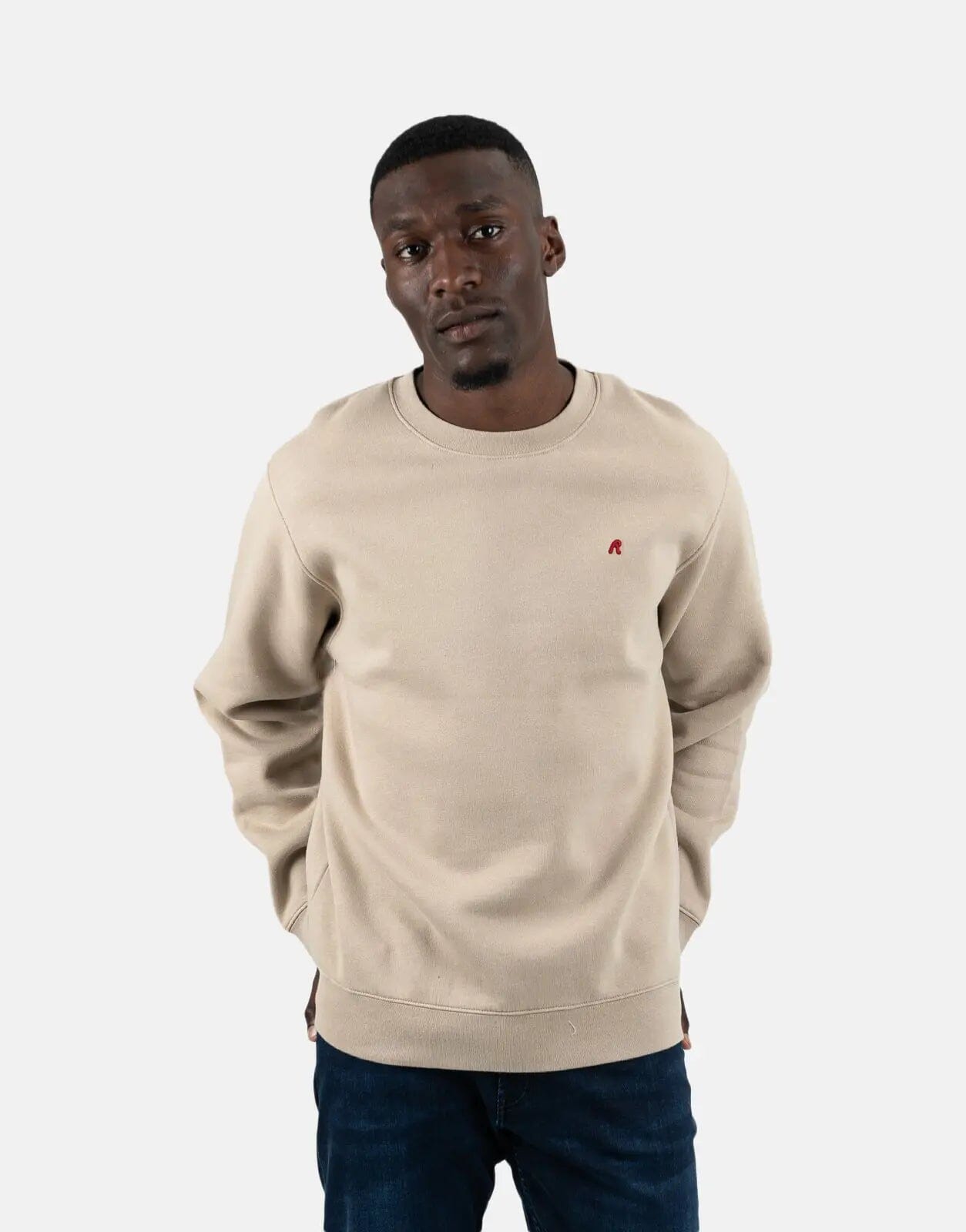 Replay Side Mini Embroided Stone Sweatshirt