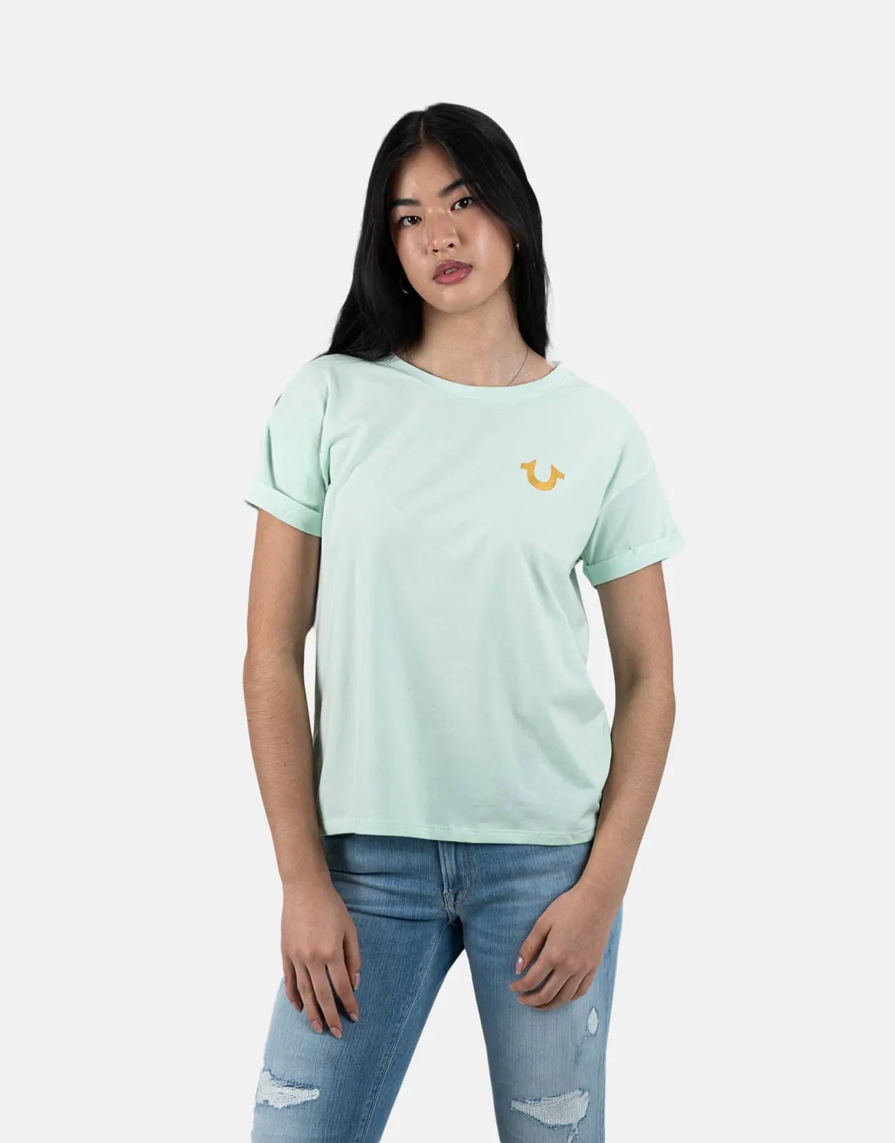 True Religion Retro Cliff Misty Green T-Shirt