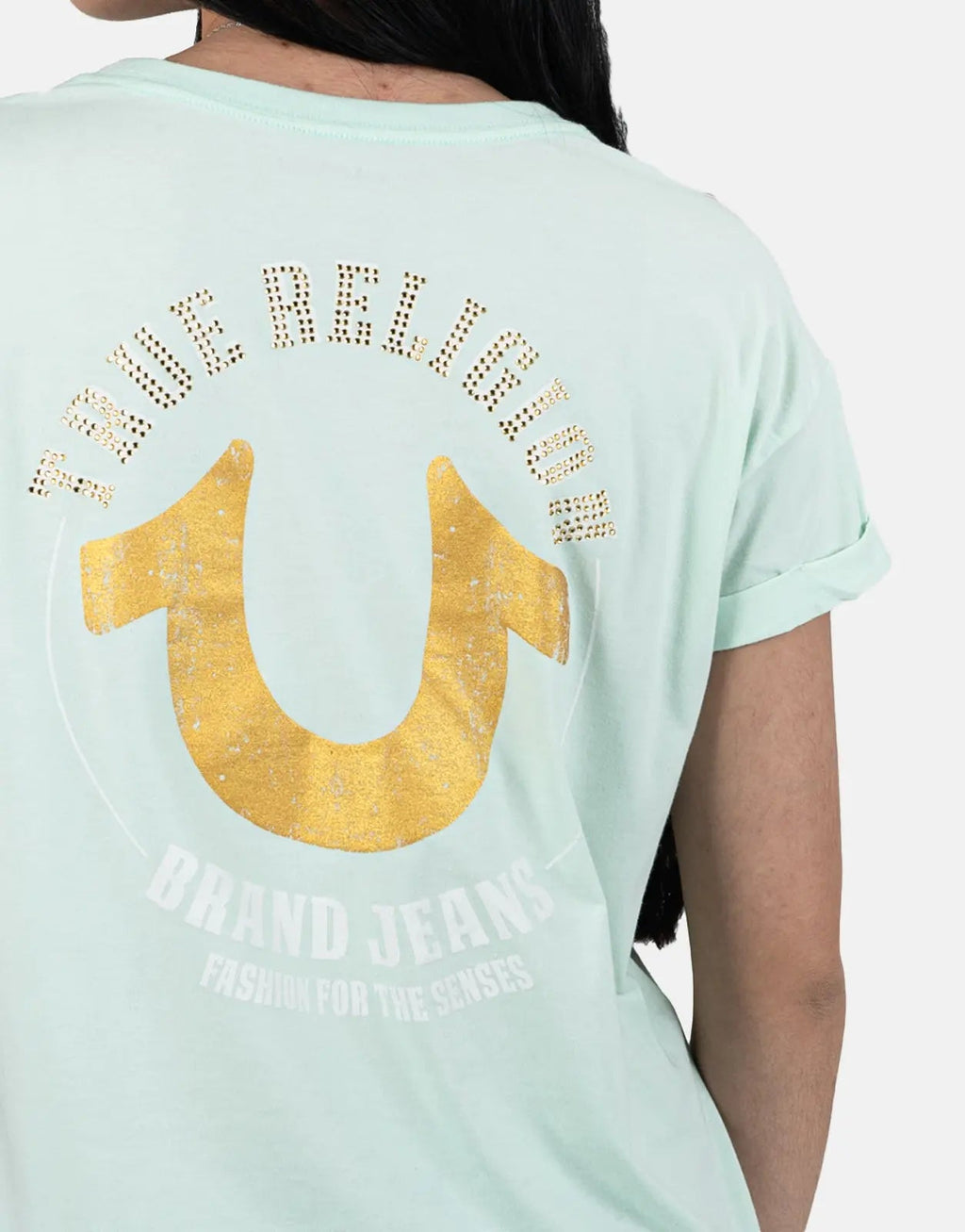 True Religion Retro Cliff Misty Green T-Shirt