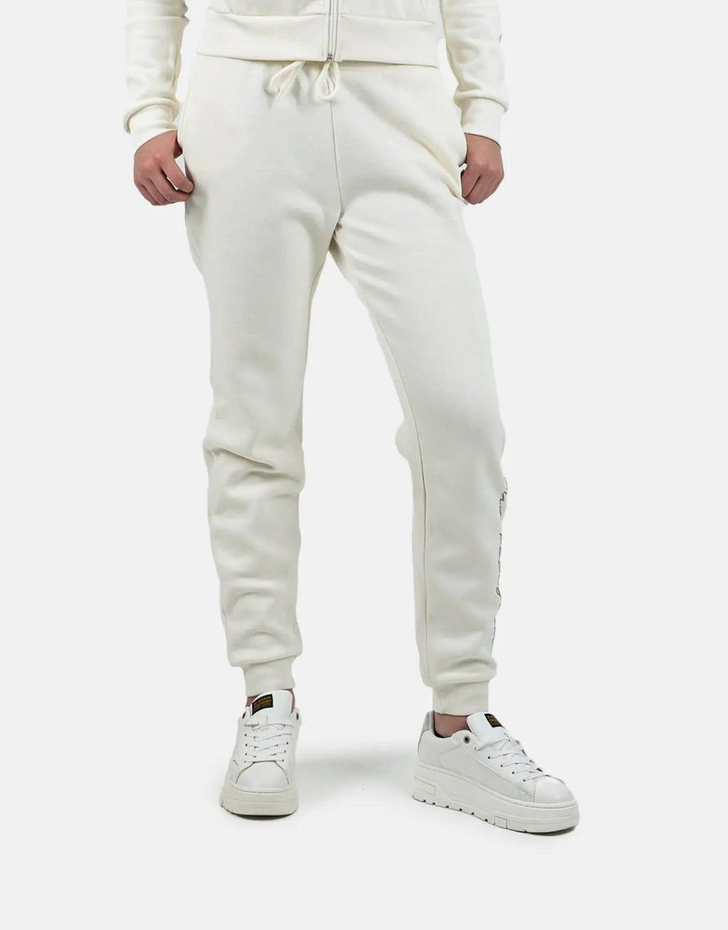 True Religion Script TR Off White Sweatpants