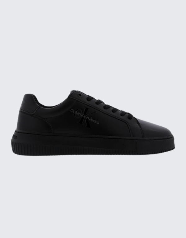Calvin Klein Chunky Cupsole Mono Sneakers In Black Men