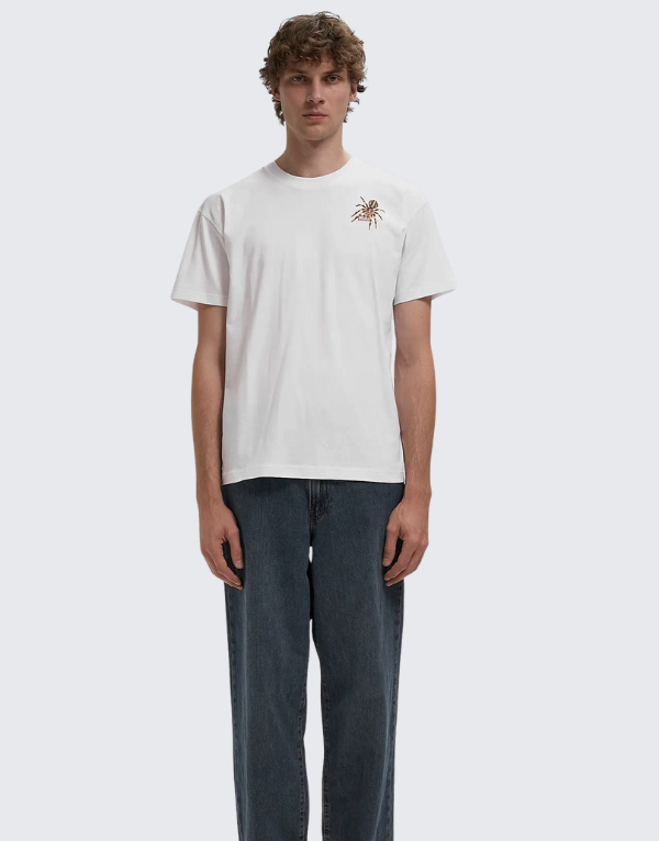 Diesel T-Norm Spider Short Sleeve T-Shirt 100 White Men