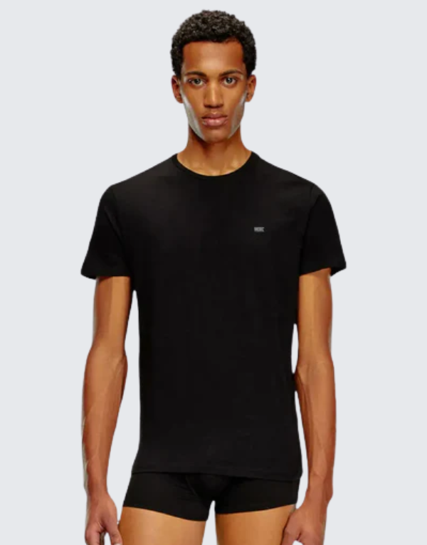 Diesel Umtee Jake Short Sleeve T-Shirt In Black Men