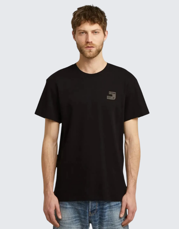 G-Star Raw Chest Logo Short Sleeve T-Shirt Dark Black Men