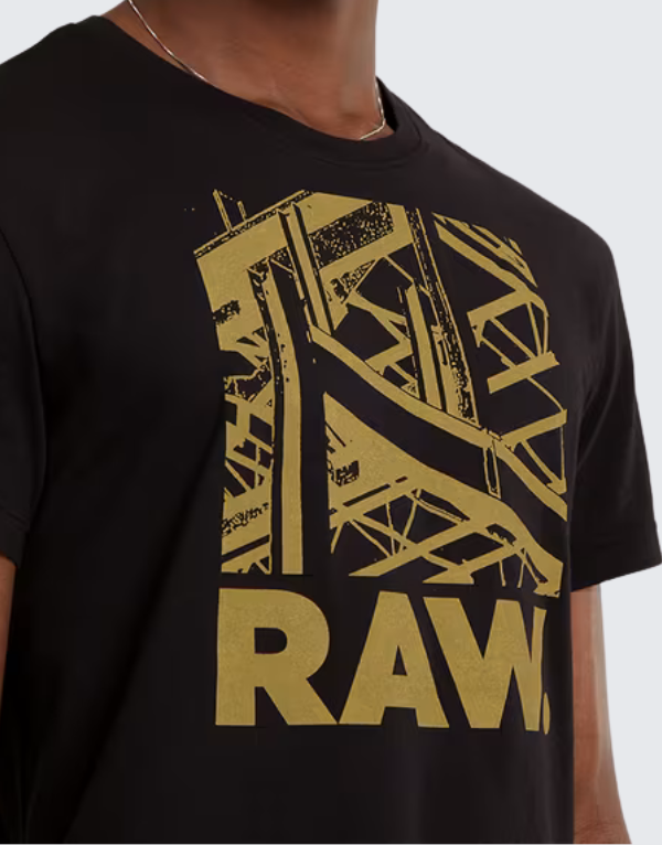 G-Star Raw Construction Rt Short Sleeve T-Shirt Dark Black Men