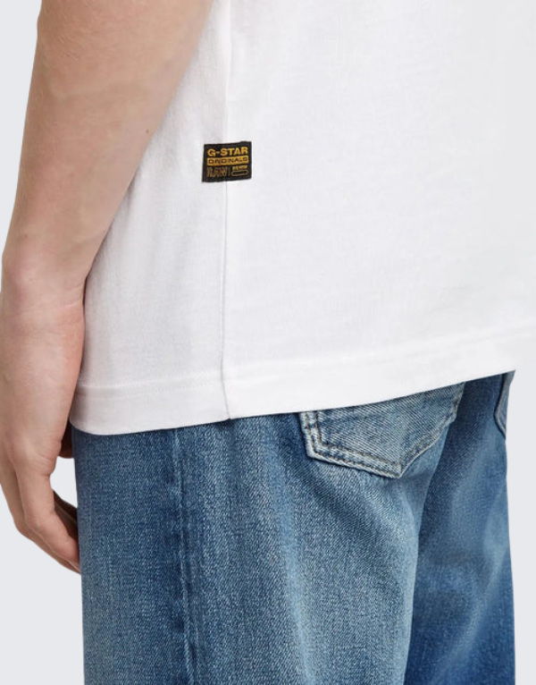 G-Star Raw Gel Print Short Sleeve T-Shirt White Men