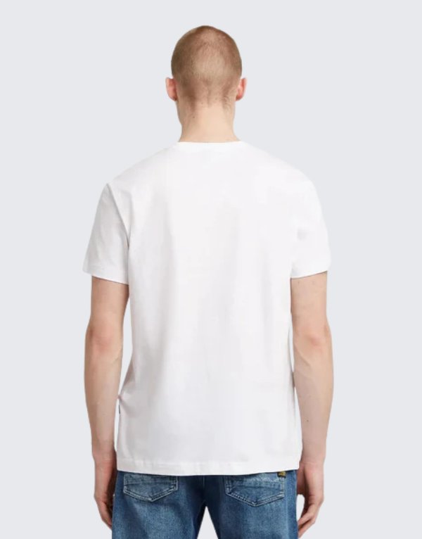 G-Star Raw Gel Print Short Sleeve T-Shirt White Men