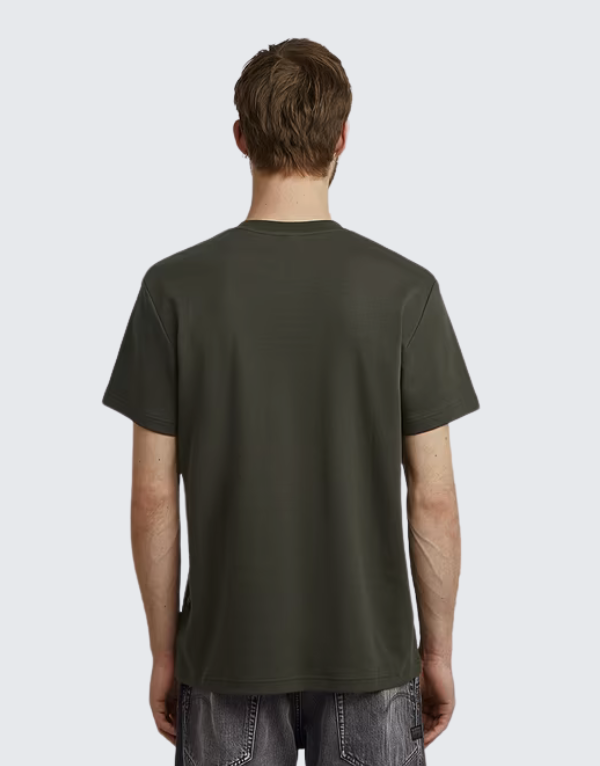 G-Star Raw Script Short Sleeve T-Shirt In Asfalt Men
