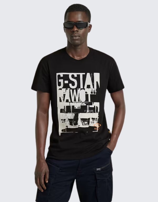 G-Star Raw Underground Short Sleeve T-Shirt Dark Black Men