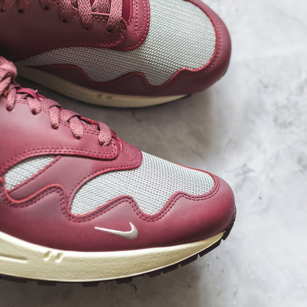 Nike Air Max 1 Patta Waves Rush Maroon (With Bracelet)