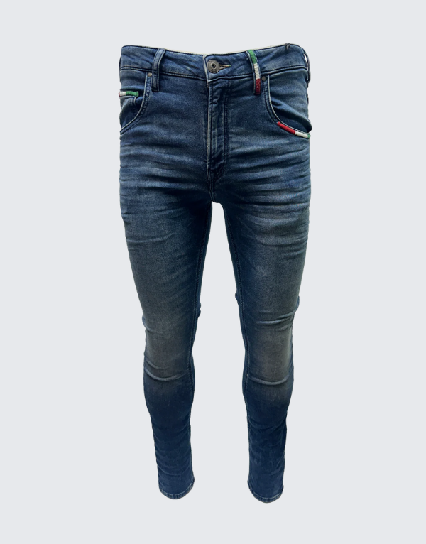 Vialli Jerardo Lite Jeans In Indigo For Men