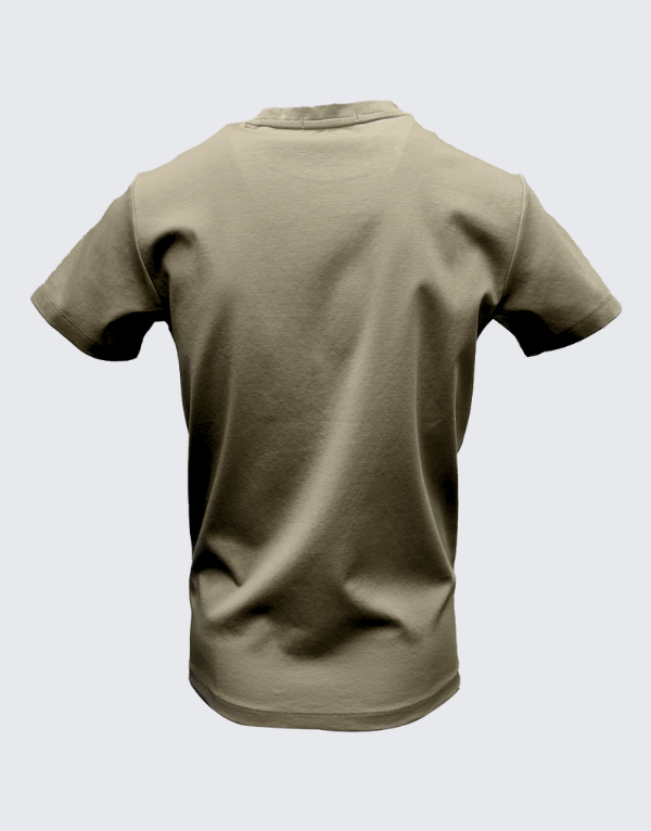 Vialli Kargo Short Sleeve T-Shirt In Beige Men