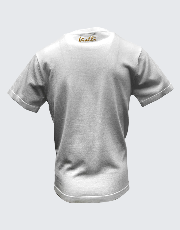 Vialli Krunch Short Sleeve T-Shirt In White
